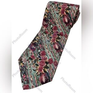 Bundle - Two Cellini‎ for J. Riggings VTG Silk Ties Made in USA